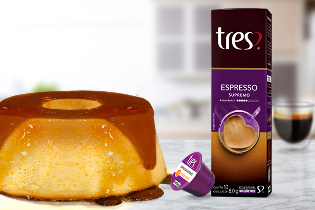 Leia mais sobre o artigo Pudim de leite com caramelo de café