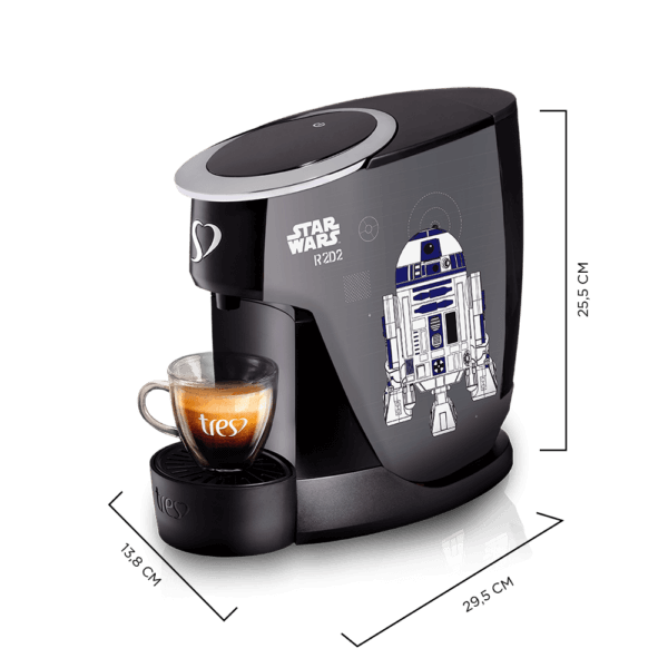 Cafeteira Espresso Touch Star Wars™ R2D2 e BB-8 Automática - TRES 3 Corações